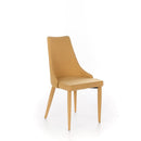 Set 2 Sedie 46x46xH91 cm in Tessuto Myriam Giallo