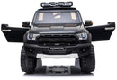 Macchina Elettrica per Bambini 12V 2 Posti con Licenza Ford Raptor Ranger Nera