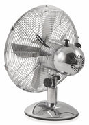 Ventilatore da Tavolo 30cm Oscillante 3 Velocità  35W Kooper Eolo Cromato