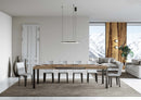  Tavolo Allungabile 140-224x80x77 cm Everyday Quercia Natura 