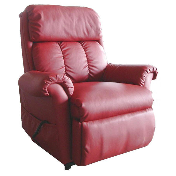 Fauteuil Relax Électrique Greta avec Lifter Lift 1 Moteur Massant en Similicuir Bordeaux acquista