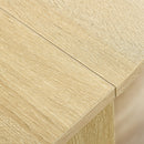 Tavolo Pieghevole Salvaspazio 104x76x73,7 cm 2 Ribalte Rovere  