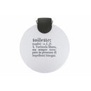 Pattumiera "Toilette" 3 Litri Ø17x23,5 cm in Plastica VdE Tivoli 1996 Bianco