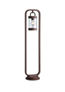 Palo da Esterno  E27 in Pressofusione di alluminio Ruggine