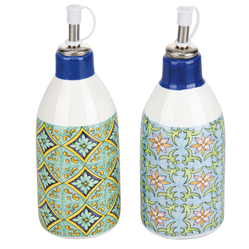 Menage Set Olio Aceto Sale e Pepe in Ceramica VdE Tivoli 1996 Infinito  