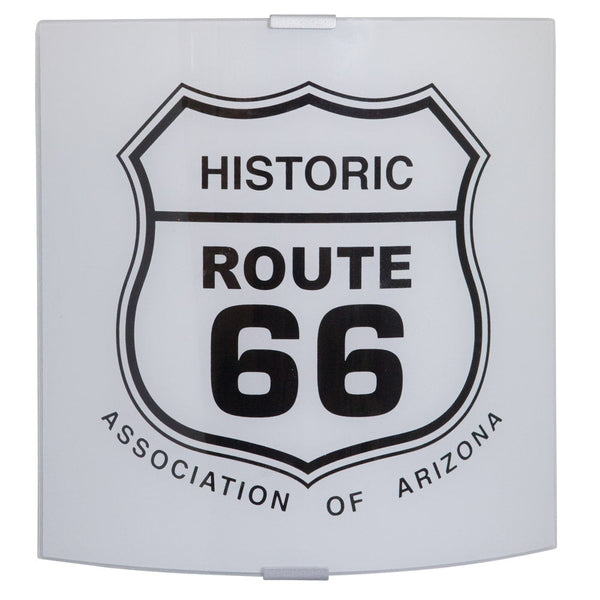 Applique 1xE27 Argent Cadre Verre Plaque Route66 E-Energy Route66 sconto