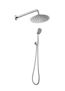 Kit Soffione Doccia Tondo Ø 20 cm in Acciaio Inox Spagna T