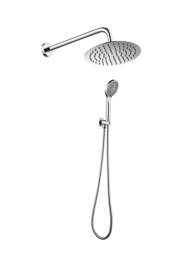 sconto Kit Soffione Doccia Tondo Ø 20 cm in Acciaio Inox Spagna T