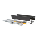 Cassetto Esterno Concept 30 Kg H105 mm P 450 Grigio Antracite Acciaio Emuca