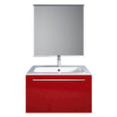 Mobile da Bagno sospeso Samoa 04 Laccato Rosso TFT
