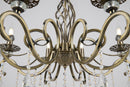 Lampadario Royal Classic in Metallo Grace Ottone