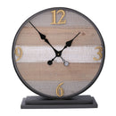 Orologio tavolo in legno in metallo cm 43,9x11,9xh48