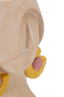 Vaso Elegant 24,5x26x20,5 cm in Poliresina Multicolor