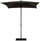 Ombrellone da Giardino 2x2 m Palo Ø38 mm in Alluminio Effetto Legno Tessuto Poliestere Trend Wood Taupe