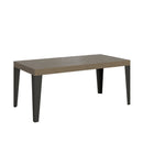  Tavolo Allungabile 200-460x90x77 cm Flame Premium Tortora Telaio Antracite
