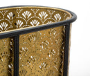Porta Vasi Oval 60x20x70 cm in Ferro 