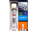 Rasoio Taglia Capelli Trimmer Elettrico Ricaricabile Regola Barba 14 pezzi