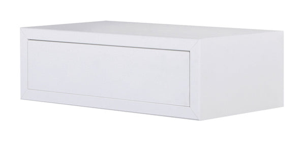 sconto Etagère murale 1 tiroir 45x13,4x23,7 cm en fibre de bois Lego Maxi Blanc