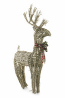 Renna in Rattan 60x25xH100 cm Soriani Oro