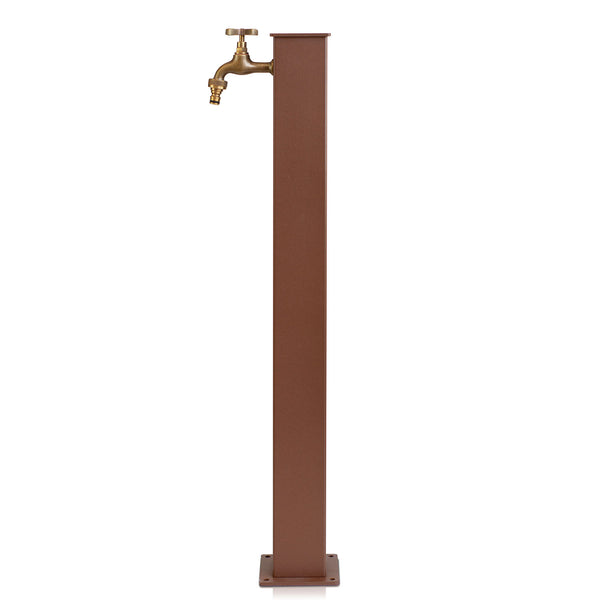 prezzo Fontana da Giardino 20x12x85 cm in Alluminio e Acciaio Wick Ruggine