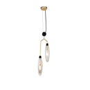 Lampada pendente Modern in Metallo Ventura Opaco Oro
