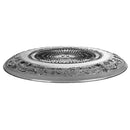 Set 6 Piatti Tondi Ø25,3x2 cm  in Vetro VdE Tivoli 1996 Imperial Grigio