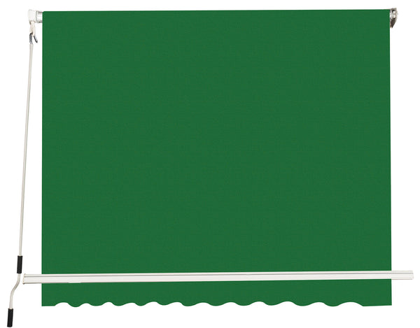 online Auvent surbaissé avec bras 245x245 cm Vert