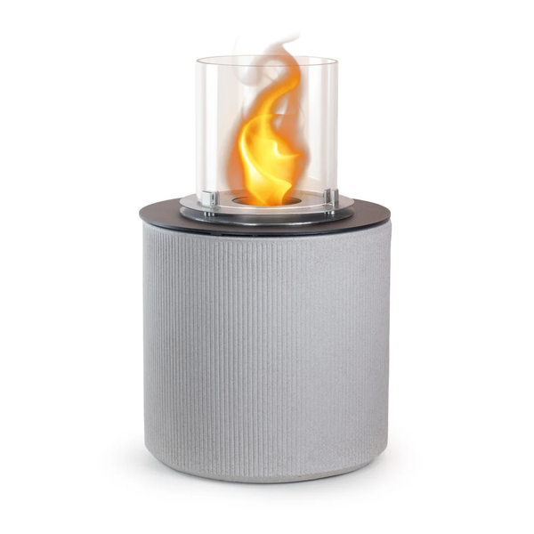 Camino a Bioetanolo Braciere da Pavimento Ø36xh56 cm per Interno ed Esterno Modigliani Corda Beige sconto