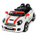 Macchina Elettrica per Bambini 12V Rally Coupè Bianco