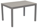 Tavolo da Giardino 70x53x75 cm in Alluminio Sullivan Tortora