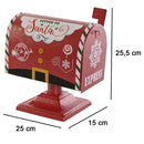 Cassetta Postale Americana di Babbo Natale Rosso Decorazione Natalizia 25.5 cm