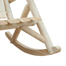 Sedia a Dondolo da Giardino in Legno 66x96x98 cm  Vermont