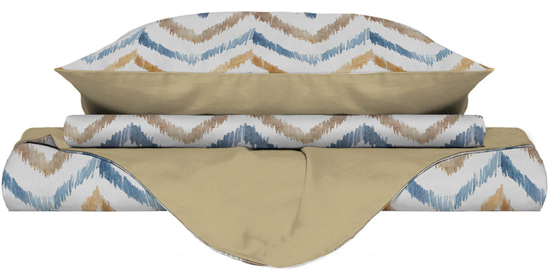 Copripiumino Double Face con Federe Stampato Hippy