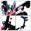 Cyclette Professionale per Allenamento Aerobico Nera 