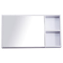 Specchio Armadietto da Bagno Pensile Bianco 90x50x12 cm 