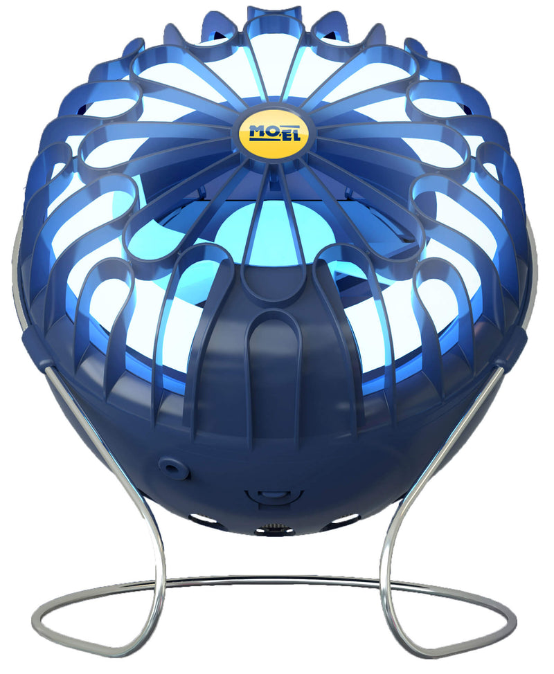 Zanzariera Elettrica ad Aspirazione 32W Moel Moon 3688B Blu