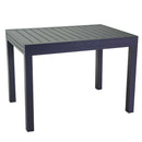 Tavolo Allungabile da Giardino 125/250x75xh75 cm in Alluminio Cleveland Antracite