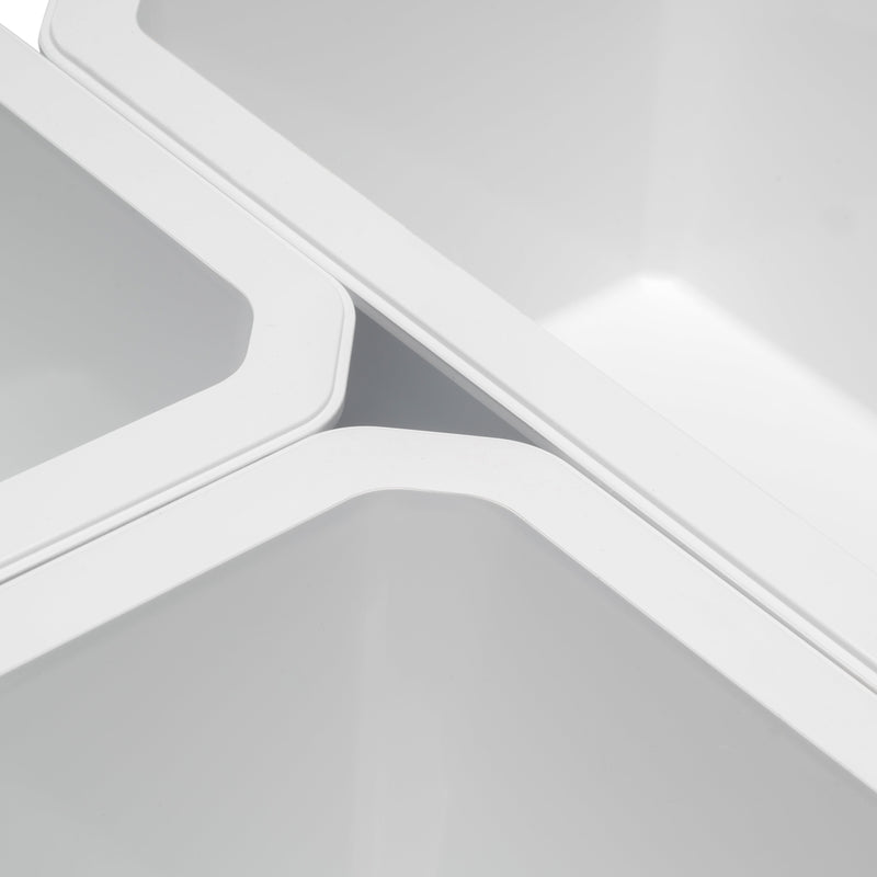 Contenitori Organizer Cassetti da Bagno 4 Cubi in Tecnoplastica Emuca Tidy Bianca