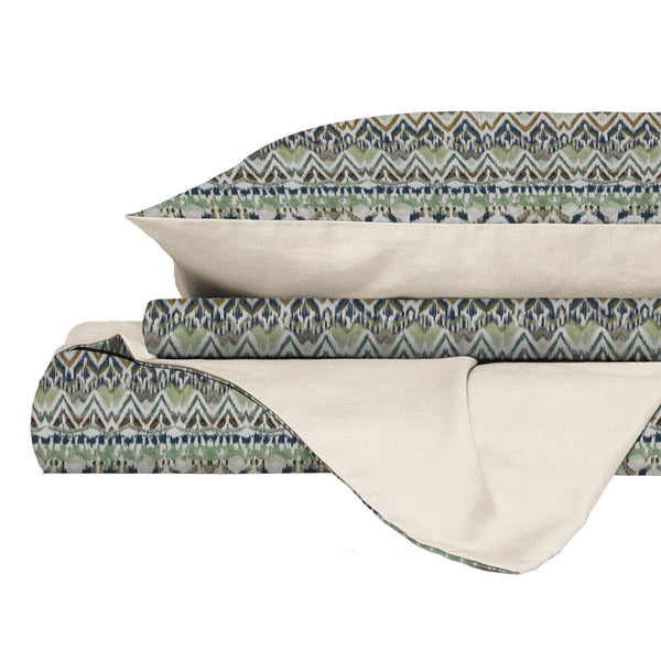 Copripiumino Matrimoniale con Federe Stampato in Puro Cotone Kimo online