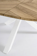 Tavolo Ø160x77h cm Palmdale Bianco