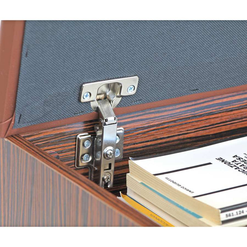 Scarpiera Panca 60x30x42 cm in Legno Melaminico Scuro