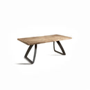 Tavolo Allungabile 160/240x90x76 cm in Rovere Impiallacciato Bridge Naturale