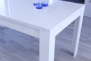 Tavolo da Salotto in Melamina 160x90x76cm TFT  Amalfi Bianco Lucido