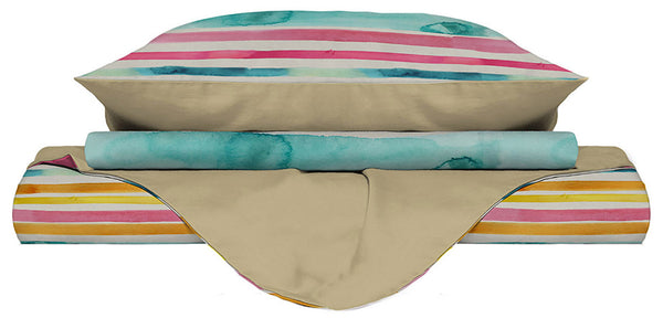 Housse de Couette avec Taies d'Oreiller Imprimé Fès Différentes Tailles prezzo
