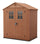 Abri de jardin pour outils 190x122x221 cmin Evotech+ Keter Darwin 6x4 Marron