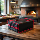 Borsa Porta Pizza 62x42x20 cm in Cordura Regina Nera