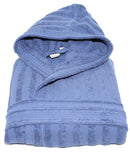 Accappatoio in Spugna 100% Cotone Sally Lines Avio