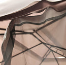 Gazebo Avana 3x4 m in Alluminio Nero