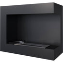 Camino a Bioetanolo da Incasso 60x48 cm Flig Tampa Nero Angolo a Destra