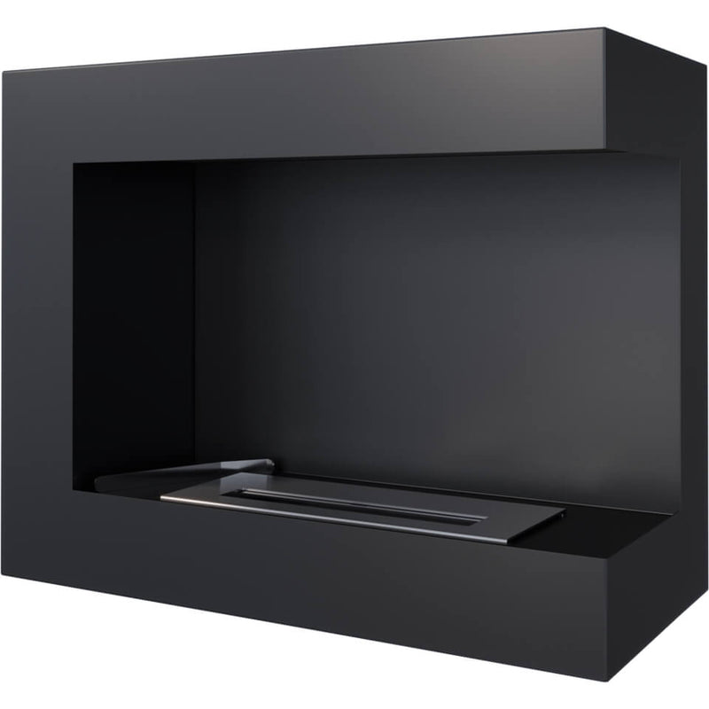 Camino a Bioetanolo da Incasso 60x48 cm Flig Tampa Nero Angolo a Destra